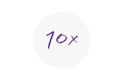 10x