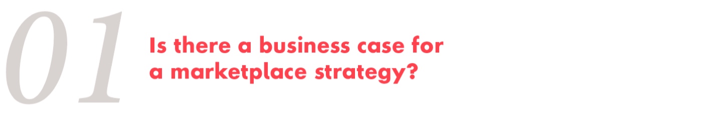 number 1: is there a business case for a marketplace strategy?
