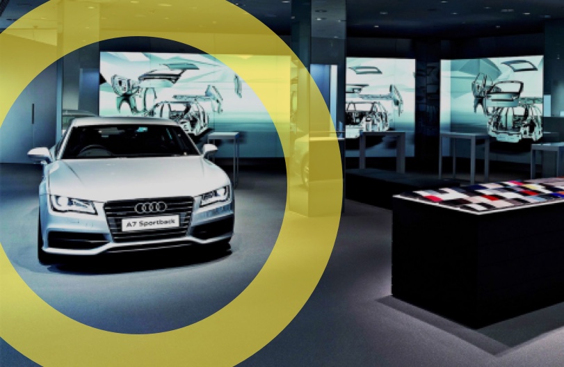 audi car showroom