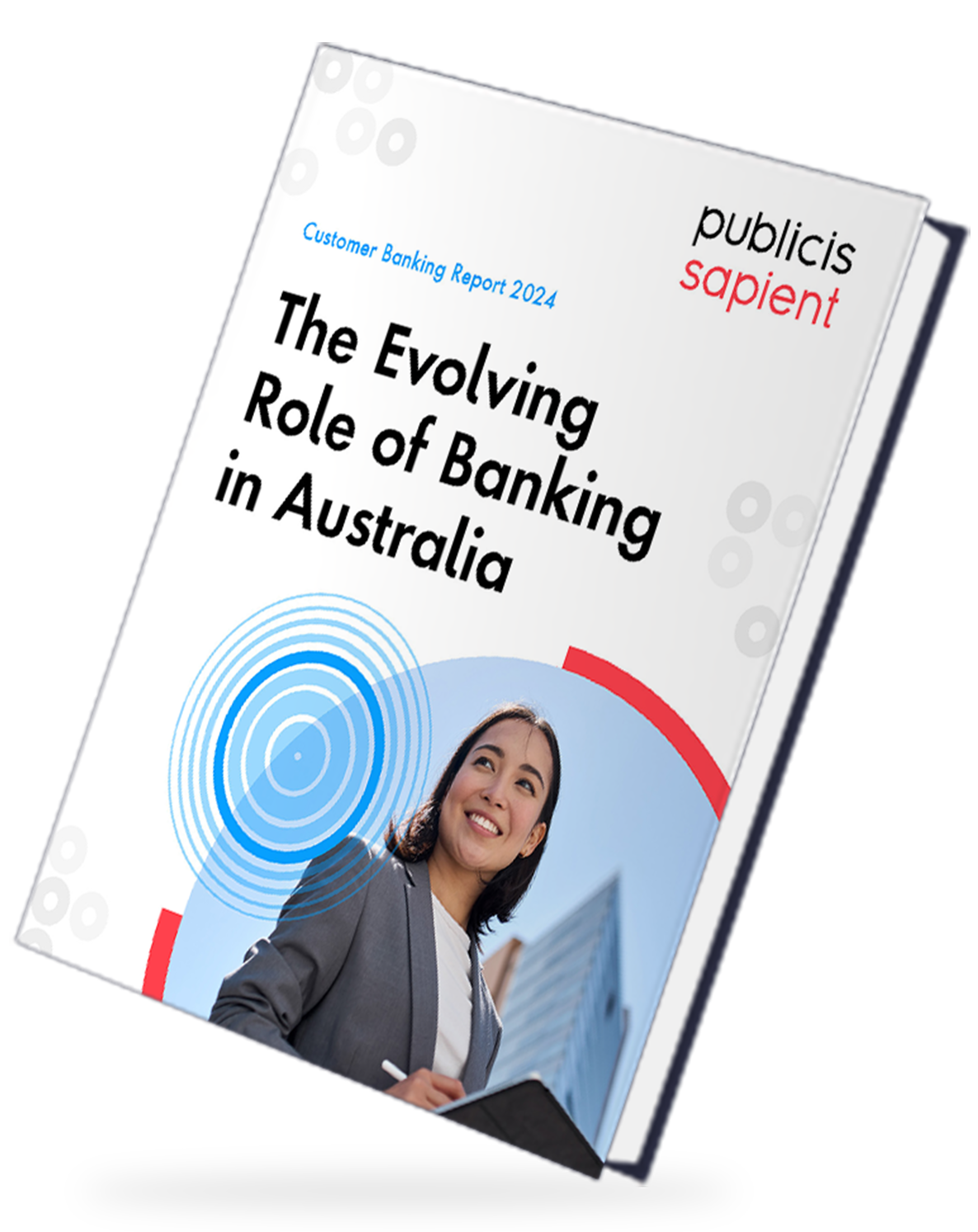 Mockup of the Customer Banking Report 2024