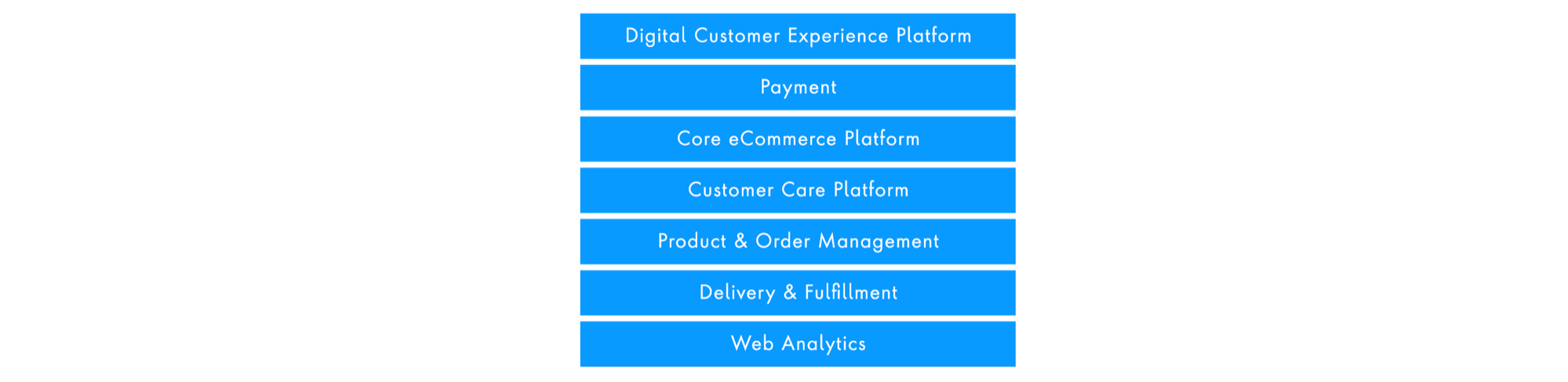 Graphic showing the capabilities that Publicis Sapient's direct to consumer capability includes