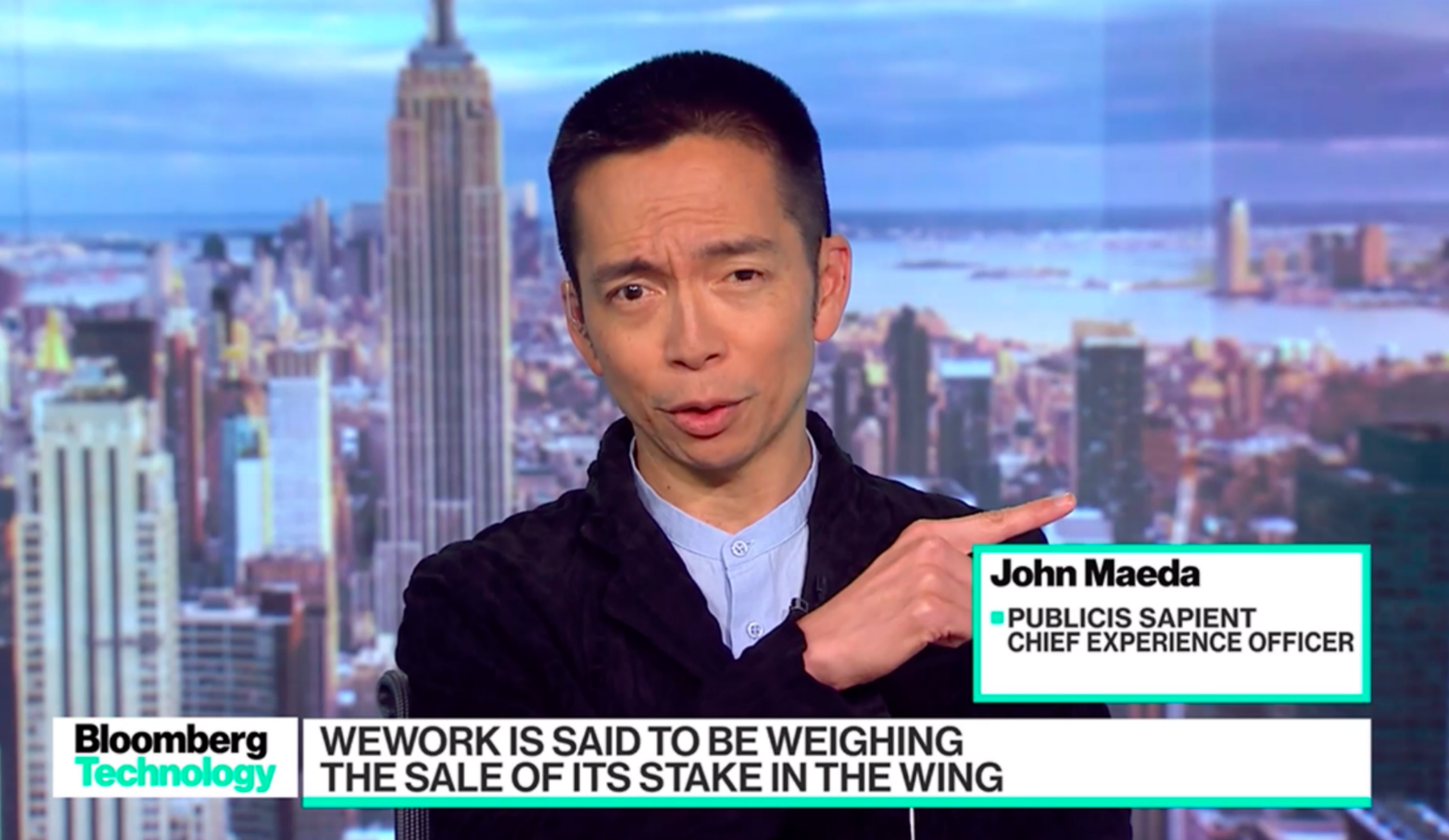 John Maeda talks to Bloomberg Technology
