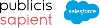 Publicis Sapient and Salesforce logos.