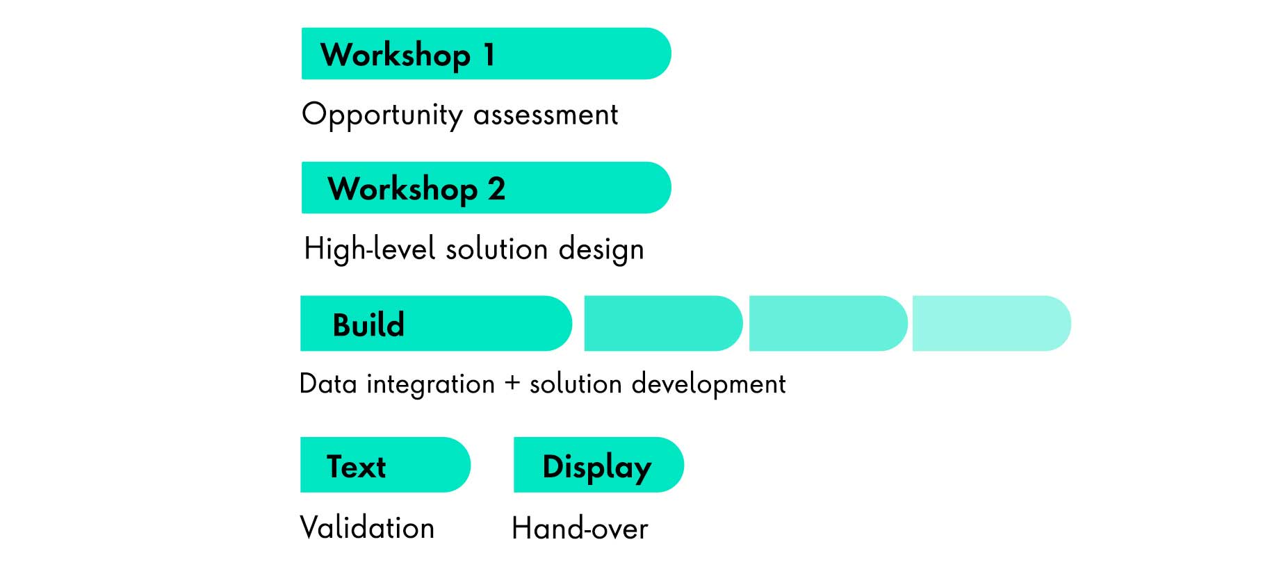 MVP approach to digital brain, from workshop to deployment