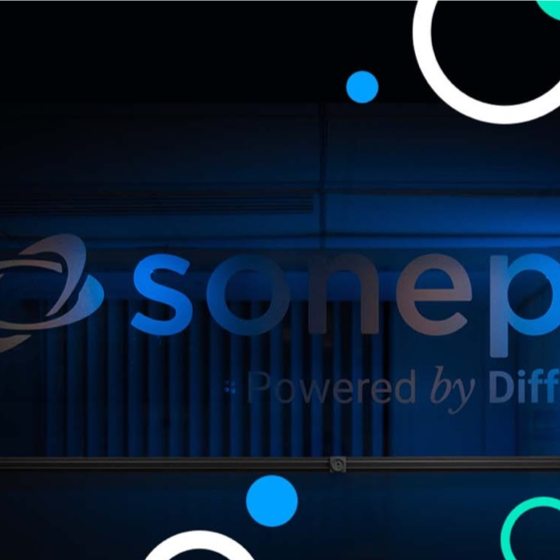 Sonepar logo on a monitor screen