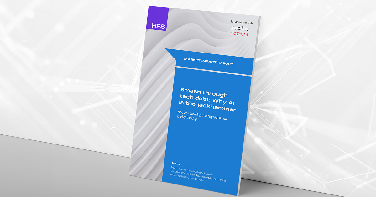 Hfs Report AI Strategies for Tech Debt: HFS Research Report | Publicis Sapient