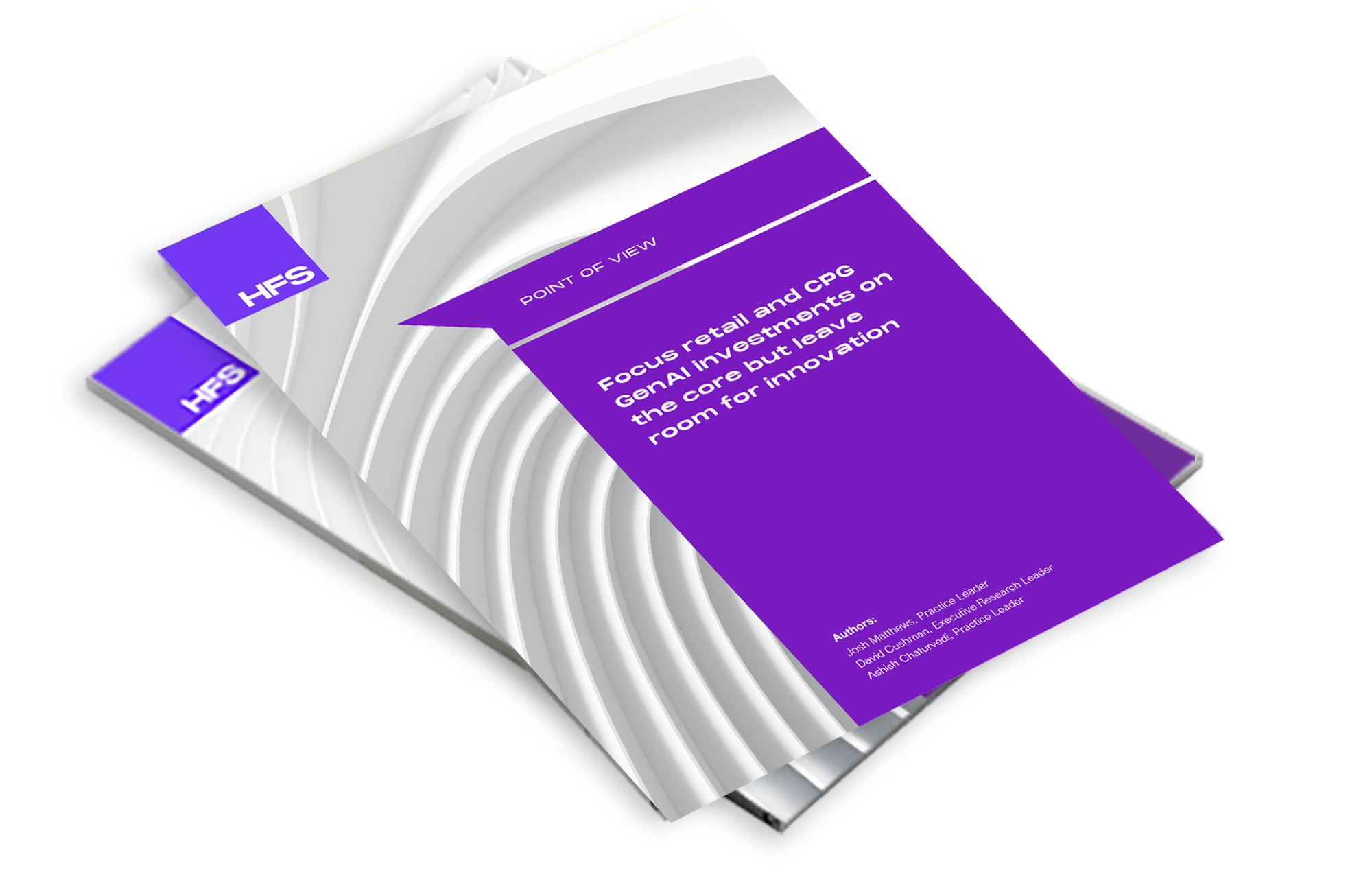 HFS Research report titled Focus retail and CPG Gen AI investments on the core but leave room for innovation