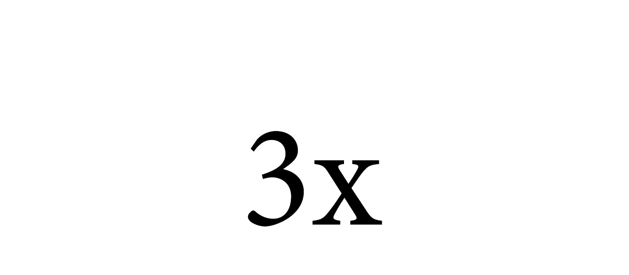 3x