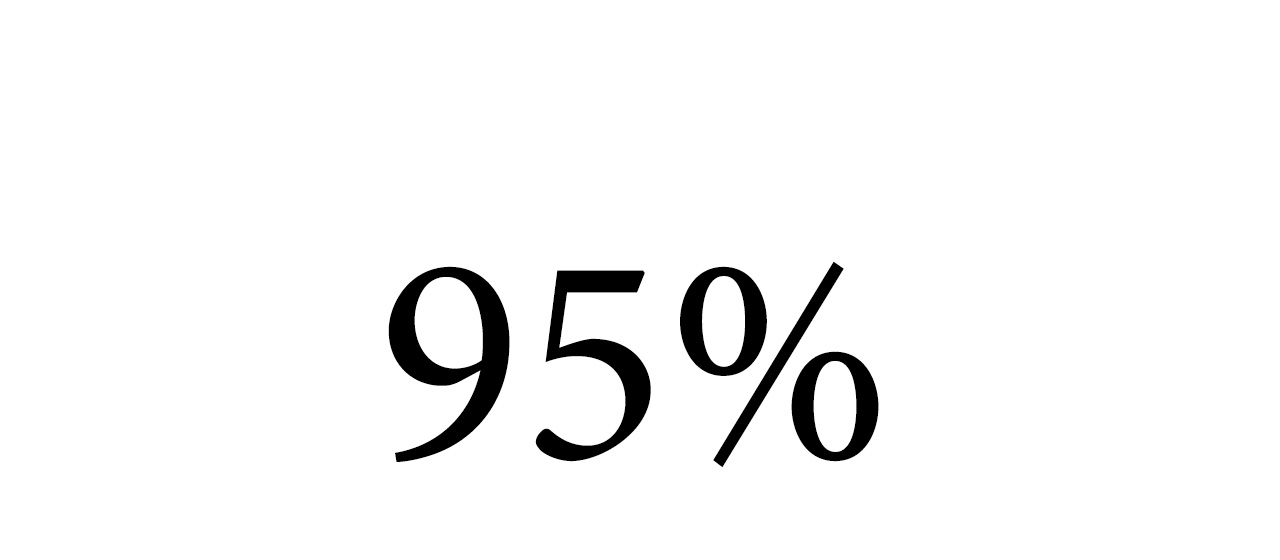 95%